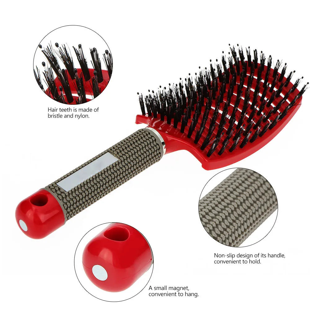 Wet Curly Detangle Hair Brush