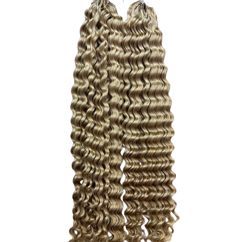 Blonde 613 Soft Curly Crochet